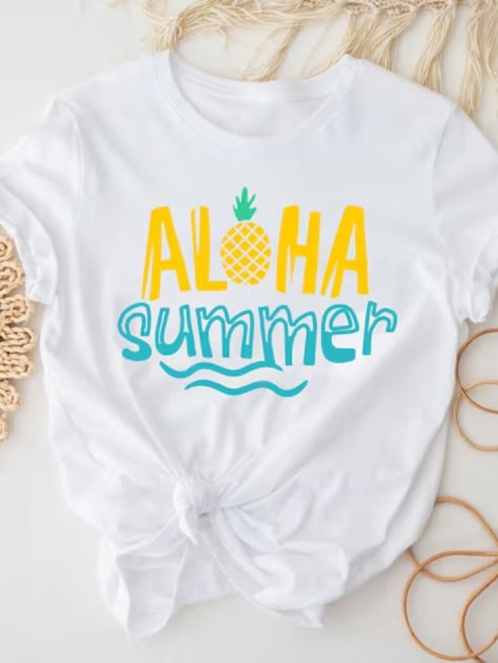 Cute Summer Shirt, Beach Shirt, Summer Pineapple Tshirt